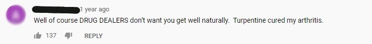 YouTube comment 1 YouTube comment 1
