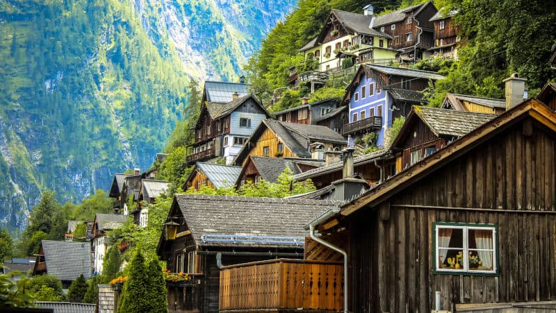 Mountain village in Austria village in Austria