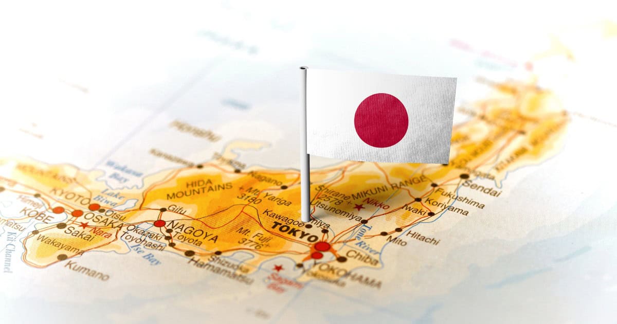 map of japan